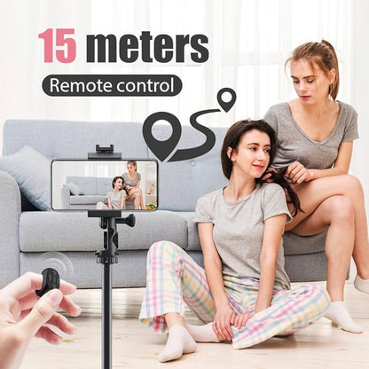 Fingertip Wireless Bluetooth Remote Control, 2026 New Bluetooth Ring Scroller Video Scrolling Ring Remote Control Page Turner (Black, with Charging Base)