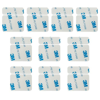 Luxify Replacement Adhesive Pads for SimpliSafe Entry Sensor 10PCS, Pre-Cut Double Sided Tape Compatible with SimpliSafe Door Sensor, Easy Installation & Strong Hold