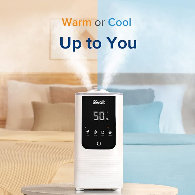 LEVOIT OasisMist Smart Cool and Warm Mist Humidifiers & Aroma Pads 16 Pack, Humidifier Replacement Filters & Humidifier Replacement Filters 10-Pack