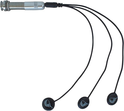 Journey Instruments Passive Piezo Acoustic Pickup – EP001K Three Balanced German-Made Passive Pickup Elements – Piezo Pickup for Acoustic Guitars (Ceramic)