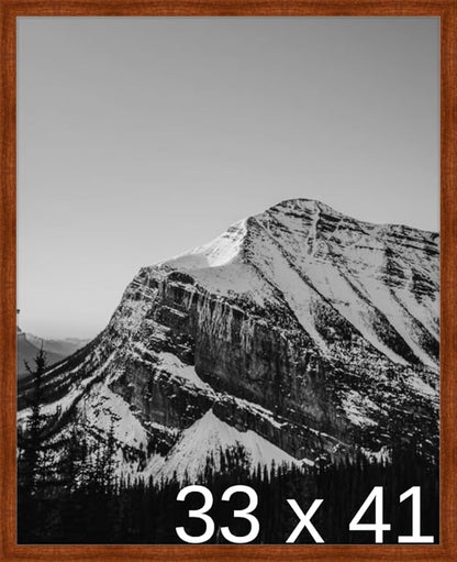 Frame It Easy 33 x 41 Russet Wood Frame (Derby)