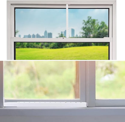 ZhouDaShu Adjustable Window Security Bars (Steel), Window Locks Bars Inside for Prevent Burglary, Window Stoppers for Vertical/Sliding Windows, Window Safety Bars Extends from 16.3-29.3 in(4 pcs)