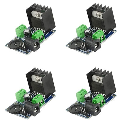 WMYCONGCONG 4 PCS TDA7297 Audio Amplifier Board Module DC 6-18V 15W+15W Dual-Channel Stereo Amplifier Board for Sound System DIY