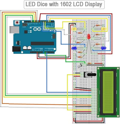 DIYmalls 16x2 1602 LCD Display Screen Module DC 5V White Character Blue Backlight 1602A 16 Pin Parallel Interface AIP31066 Controller for Arduino ESP32 Development Board (Pack of 4), no IIC