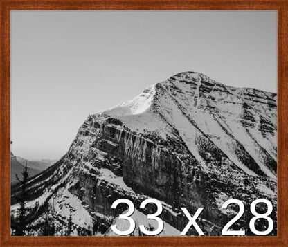Frame It Easy 33 x 28 Russet Wood Frame (Derby)