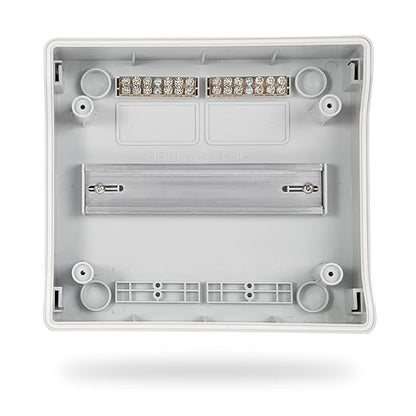 Mollom 9 Way Power Distribution Box with Bus Bars and Din Rail for Miniature Circuit Breaker MCB, Waterproof IP66.Padlock Available for Indoor and Outdoor Use