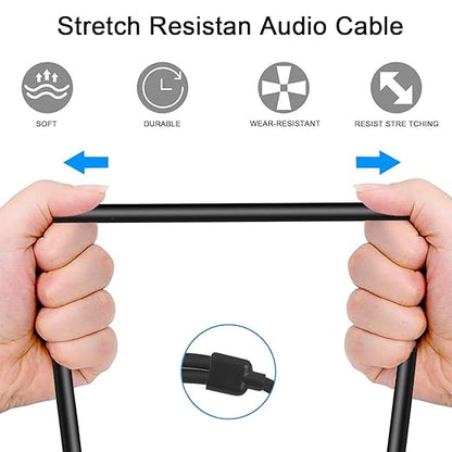 Jozzai 6.35mm Dual TRS to XLR Male Cable for Microphone, Mixer, Amplifier, 1.5 FT, Dual1/4 TRS to XLR Audio Cable, Y Splitter Patch Cord, 3-Pinxlr to Dual 1/4 Male Converter Adapter Cable