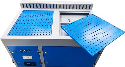 HayWHNKN Metal Working Downdraft Table Dust Collector Vacuum Welding Multi-stage Purification Dust Collector for Grinding Polishing Dusting Welding 31.5''*47.2'' 220V