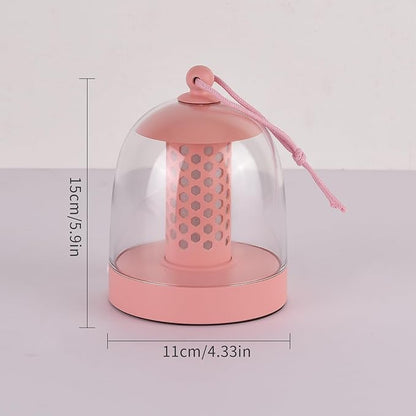 MKLK Camping Lantern, IPX4 Waterproof Touch Control LED Night Light, USB Rechargeable & Long Lasting Battery, Portable Hanging Tent Lamp for Outdoor Camping Hiking Backpacking, Pink