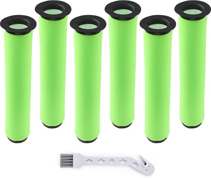 Artraise 6 Packs Filter Replacement for Bissell Air Ram Cordless Vacuum Cleaner, AirRam Filters 1984 2144 21448 19841 19844,Compare to part#1611215