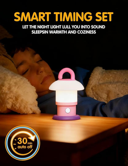 Sgohevn LED Night Light for Bedroom - Tap Control Table Lamp with 3 Brightness Levels, USB Rechargeable & Battery Powered Bedside Lamp for Kids and Nursery Christmas Gifts for Birthday