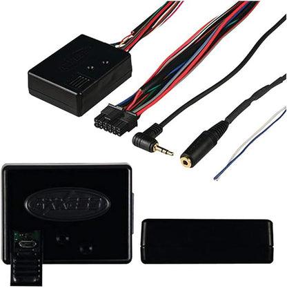 JVC KW-M795BW 6.92" HD Screen Double-DIN Bluetooth USB HDMI Input AM/FM Radio Digital Media Receiver, Steering Wheel Control Interface, Antenna Adapter Compatible Chrysler/Dodge/Jeep/Ford/GM 2002-Up