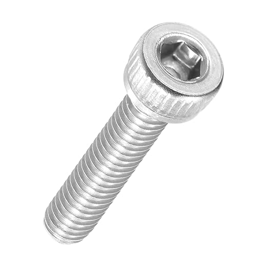 Kozelo 20pcs Socket Head Cap Screws - [M2.5-0.45 x 12mm] 304 Stainless Steel Allen Socket Drive for Electrical Motor 3D Printing Fan Engine Replacement Use, Silver