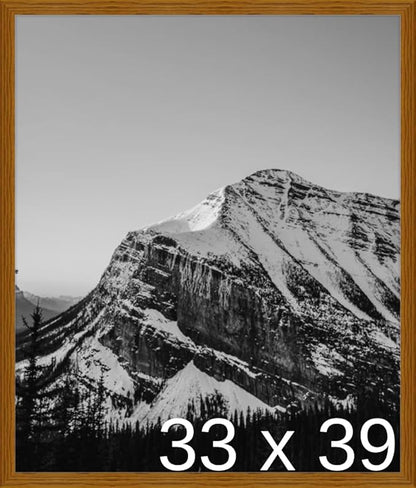 Frame It Easy 33 x 39 Hazel Wood Frame (Derby)