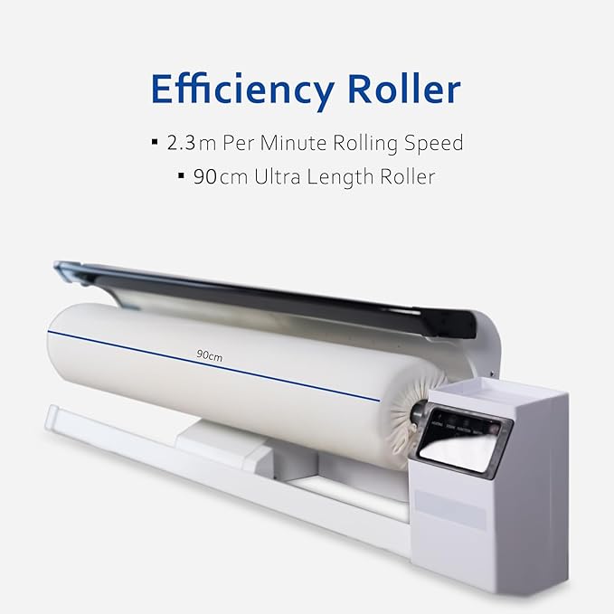 Rotary Steam Press, Hotel Linen Ironing Roller Machine With Continuous Steam. Home&Commercial Use For Bed Sheet,Pillowslip,Napkin,Tablecloth or Almost Any Flat Appropriately Sized Fabric[Only Machine]