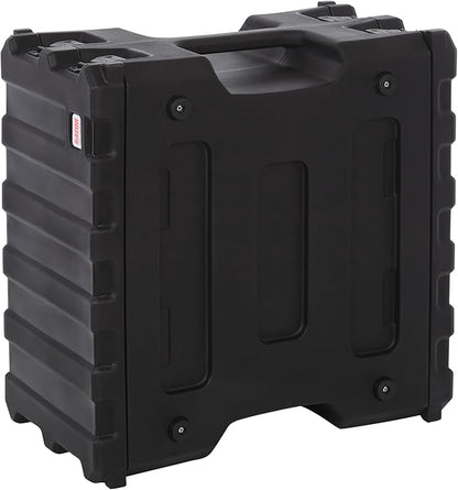 Gator Cases Pro Series 6U Rack Case with Standard 19" Depth, Roto Molded Made in USA (G-PRO-6U-19)