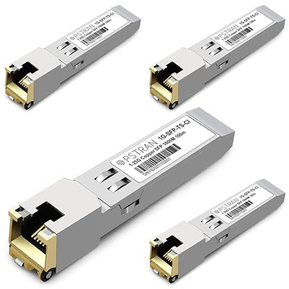 OPSTRAN 1000BASE-T SFP RJ45 Copper Transceiver Module Compatible with HPE BladeSystem 453154-B21 100m Cat 5e/6/6a 4 Pack
