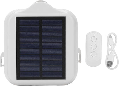 ciciglow Automatic Curtain Opener, Solar Powered Curtain Robot Motor with APP Timed Smart Remote Control, Voice Assistant Integration for Home