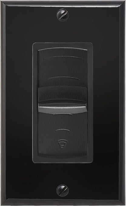 OSD Audio 100W in Wall Volume Control Impedance Matching for Home Speakers, Slider Black VMS100