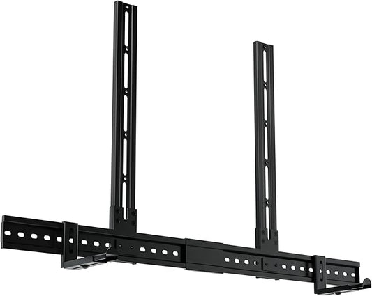 ECHOGEAR XL Soundbar Mount for Speakers up to 20lbs – Attaches to TVs up to 86” or Wood Studs 16-24”– Universal Design & 2.6” Extension for Dolby Atmos – Easy DIY Install w/Included Hardware