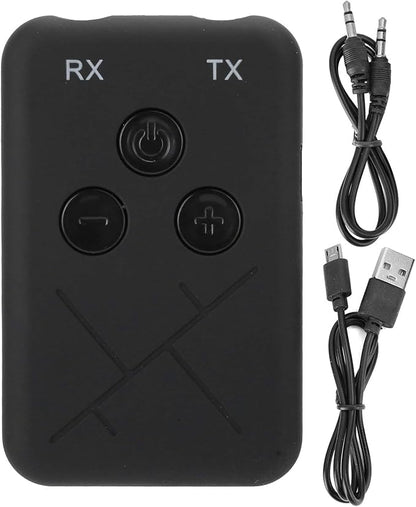 Jectse Transmitter Receiver 2 in 1 Wireless Home Audio Assist 3.5mm Device, Receiver Start Audio Transmitter Adapter, Extra Long Life
