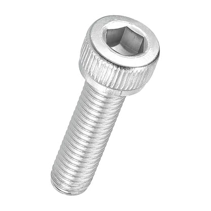 Kozelo 40pcs Socket Head Cap Screws - [M5-0.8 x 18mm] 304 Stainless Steel Allen Socket Drive for Electrical Motor 3D Printing Fan Engine Replacement Use, Silver