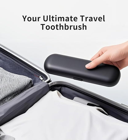 lunakind Sonic Toothbrush with Travel Case, Electric Toothbrush, AI Smart Display, 4 Modes with Missed Spot Detection, Pressure Sensor, 2 Mins Timer, 40° Oscillating 52000 VPM, 2 Brush Heads, IPX7