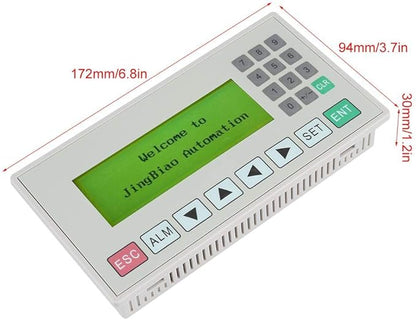 Jectse OP320-A Text Display,Small Man-Machine Interface 3.7 inches LCD Screen HMI Support S485/RS232 Intelligent Controller with Communication Port