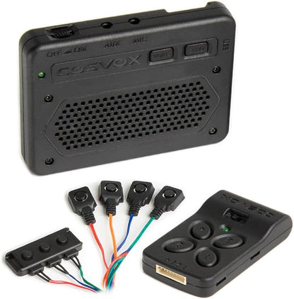 COSVOX Cosplay Sound Glove Wireless Bluetooth Sound Effects Module. Bring Cosplay Props to Life and Interact with Voice Lines, Sound Effects & Music. Download MP3 Audio or use The Voice Changer. 16MB