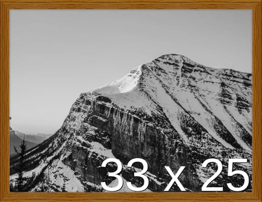Frame It Easy 33 x 25 Hazel Wood Frame (Derby)