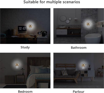 Pigsaly Led Night Light Thanksgiving Cute Turkey Autumn Pumpkins Carrots Wildflowers Night Light Plug in Wall Lamp Smart Dusk to Dawn Sensor Nightlight Led Lamp Energy Saving Lights Gift for Kids Ro