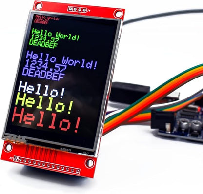 Hosyond 2.8 Inches TFT LCD Touch Screen Shield Display Module 320x240 SPI Serial ILI9341 with Touch Pen Compatible with Arduino R3/Mega2560 Development Board