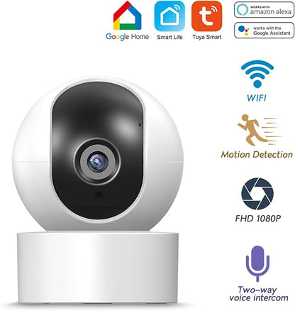 PGST WiFi Alarm System with 5MP HD Security Camera,Wireless Home Security System with Door Alarm Sensor,Motion Detector,The Older SOS Button,Tuya APP Instant Alerts for Villa,Apartment,Kids Safety