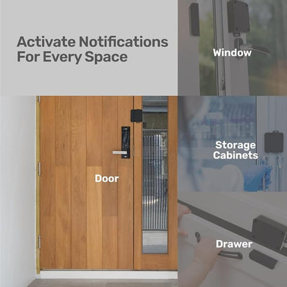 TMT SN1 Wireless Smart Door Sensor, WiFi Window Alarm Sensor Up to 164 Feet, Wireless Contact Sensor for Home Security, Smart Home Devices Compatible with with ChowBOX