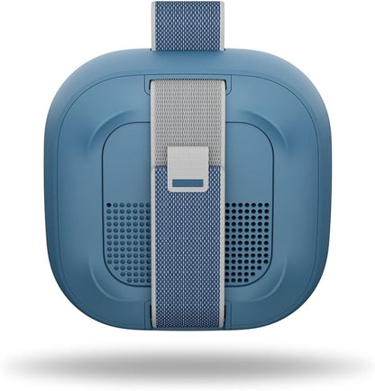Bose New SoundLink Micro Portable Bluetooth Speaker (2nd Gen), Wireless Outdoor Speaker, Up to 12 Hours Battery Life, Waterproof and Dustproof, Blue Dusk