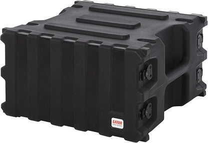 Gator Cases Pro Series 6U Rack Case with Standard 19" Depth, Roto Molded Made in USA (G-PRO-6U-19)
