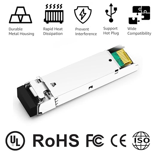 OPSTRAN 10GBASE-LR SFP+ Optical Transceiver Module Compatible with HPE BladeSystem 455886-B21 10G SFP+ LR 1310nm 10km DDM Duplex LC SMF