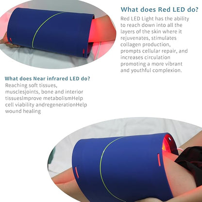 2 Modes Light Pad Skin Care Treatment Device,Facial Wrinkles for Anti Aging Pains Mode to Release and Improve the Muscle and Joint Pain