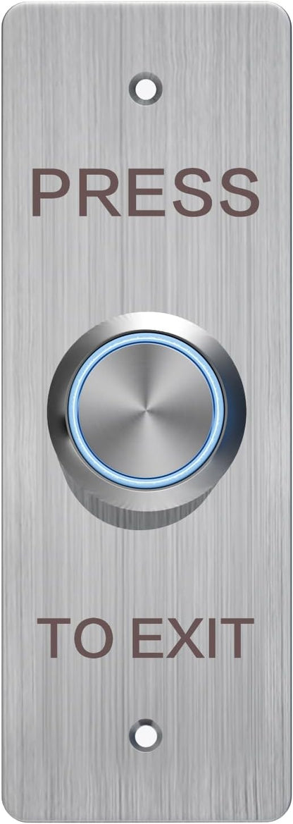 Waterproof Fingerprint Door Access Control System kit, Includes a 1200LB Magnetic Lock,RFID keypad, remotes, exit Button, Entry keypad, and a 110V AC to 12V DC Power Supply (Fingerprint-1200LB Kits)