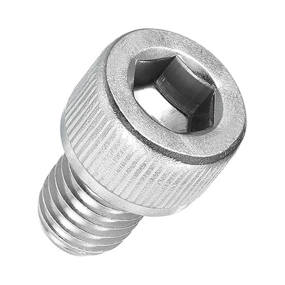Kozelo 10pcs Socket Head Cap Screws - [M10-1.5 x 12mm] 304 Stainless Steel Allen Socket Drive for Electrical Motor 3D Printing Fan Engine Replacement Use, Silver