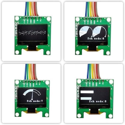 Audio Spectrum Display Analyzer with Dual Channel VU Meter and Multi Mode Screen (Without Box)