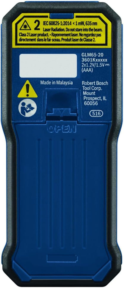 BOSCH GLM100-23 100 Ft Blaze Laser Distance Measure, Includes 2 AA Batteries