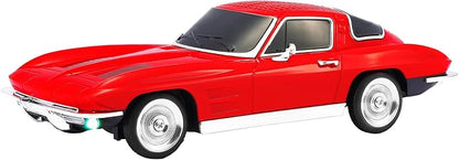 WSTER Retro American Style car Bluetooth Speaker, Portable Wireless Outdoor Speaker, TWS Stereo, Support USB/TF/AUX, Party Bluetooth Speaker with Microphone,Classic car Gifts for Men(RED)