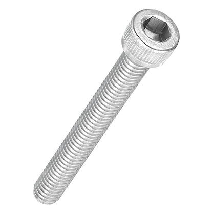 Kozelo 20pcs Socket Head Cap Screws - [M6-1 x 50mm] 304 Stainless Steel Allen Socket Drive for Electrical Motor 3D Printing Fan Engine Replacement Use, Silver