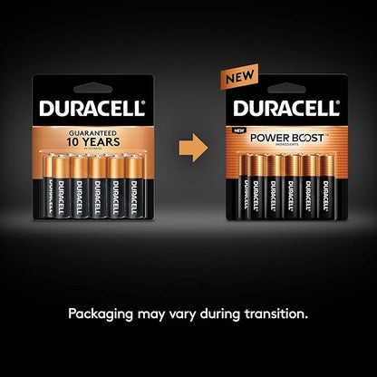 Duracell Coppertop AAA Batteries with Power Boost Ingredients, 8 Count Pack Triple A Battery with Long-Lasting Power, Alkaline AAA Battery for Household and Office Devices (Pack of 3)