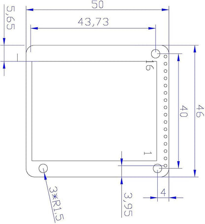 hiBCTR 6-Pack 1.8-Inch ST7735R SPI 128 * 160 TFT LCD Display Module with PCB