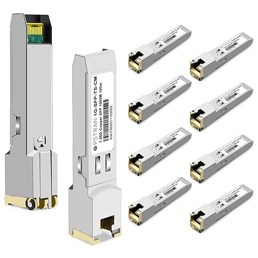 OPSTRAN 1000BASE-T SFP RJ45 Copper Transceiver Module Compatible with Cisco Meraki MA-SFP-1GB-TX 100m Cat5e/6 10 Pack
