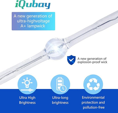 iQubay NP30LP for NEC 100013543 M332XSG M352WSG M402H M402WG M402X M402XG NP-M332XS/XSG NP-M352WS/WSG NP-M402H/W/WG/X/XG NP-M322H NP-M323H NP-M333XS NP-M353WS NP-M403H/W Replacement Projector Lamp