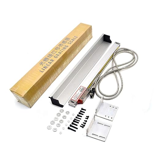 TOAUTO Digital Readout 2 Axis 3 Axis DRO Display Linear Scale 250mm 10" Precision 5um for Bridgeport/Knee Milling Lathe EDM Mill Machine