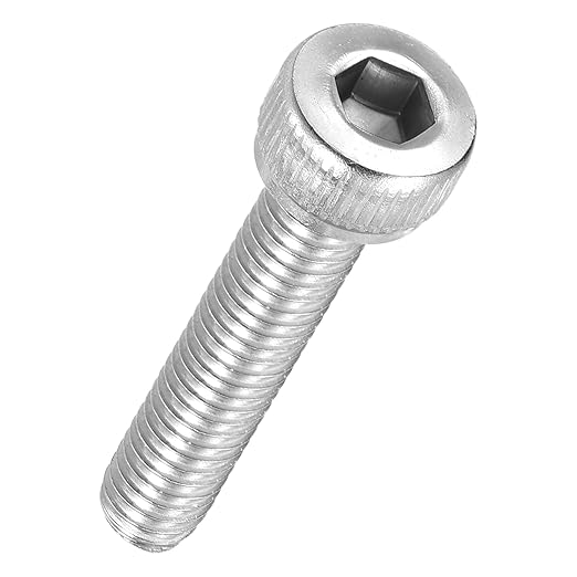 Kozelo 50pcs Socket Head Cap Screws - [M4-0.7 x 18mm] 304 Stainless Steel Allen Socket Drive for Electrical Motor 3D Printing Fan Engine Replacement Use, Silver